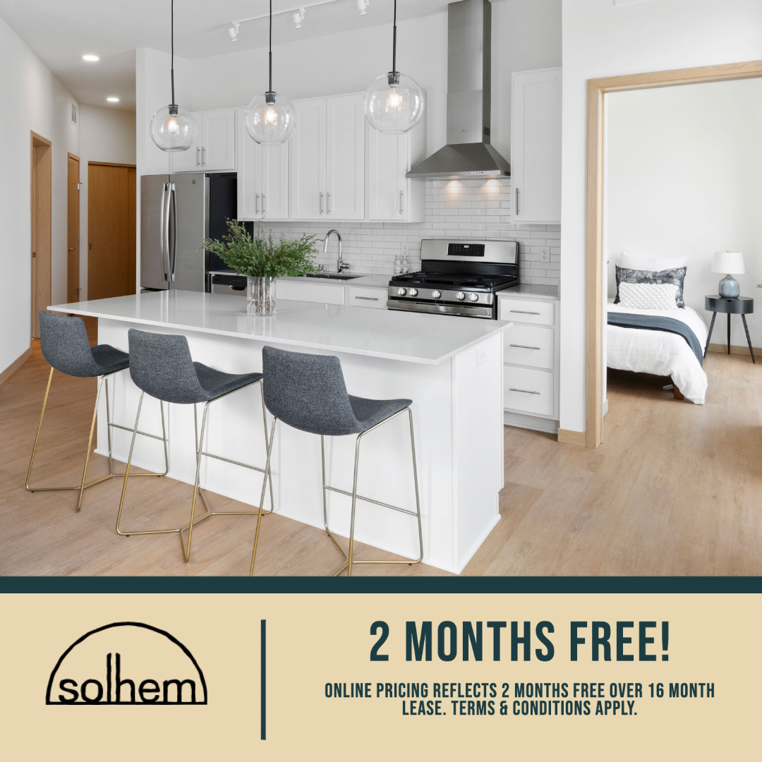 2 Months Free! Online pricing reflects 2 months free over a 16 month lease term. Terms & Conditions apply. Inquire today!