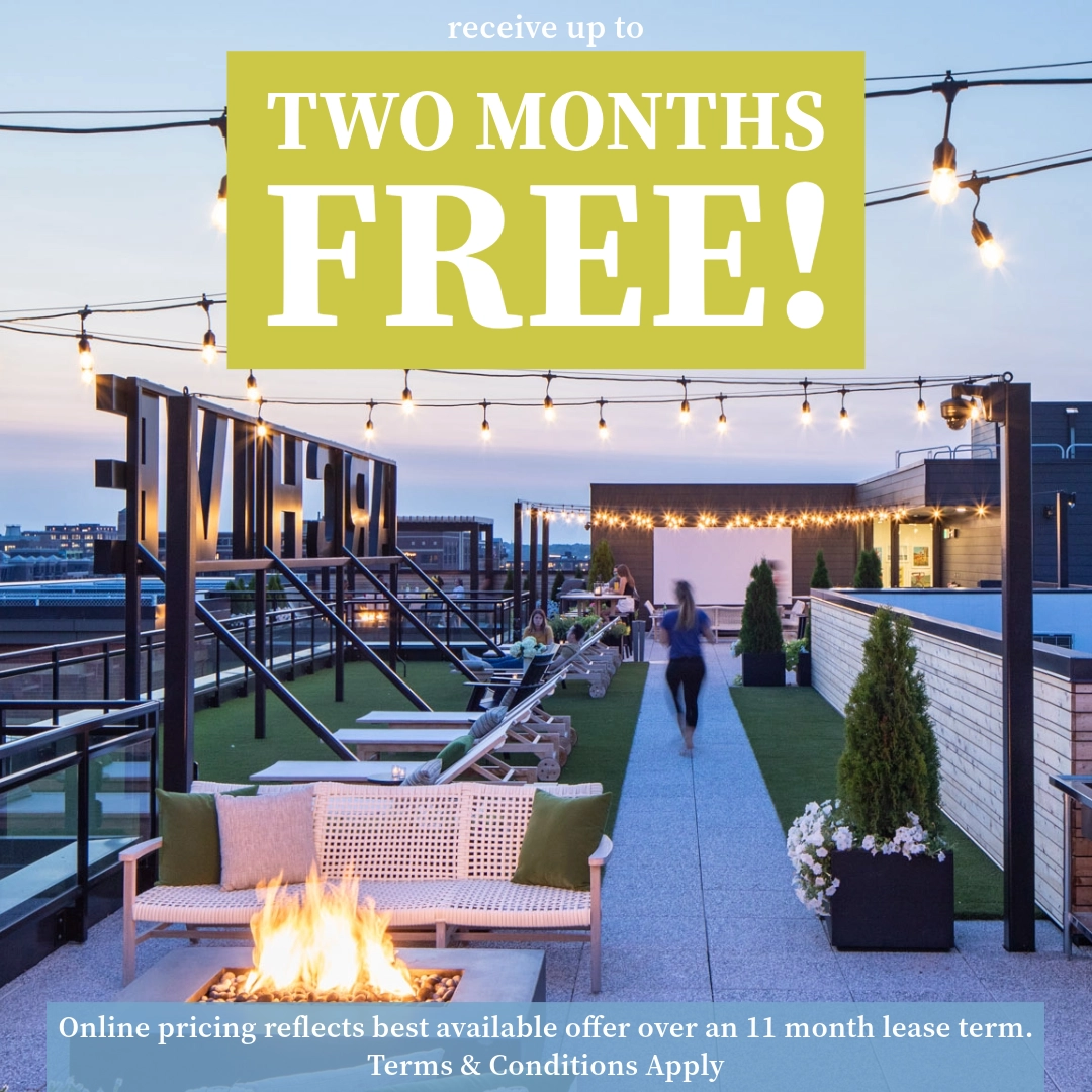 Receive up to TWO MONTHS FREE! Online pricing reflects best available offer over an 11 month lease. Terms & Conditions Apply.