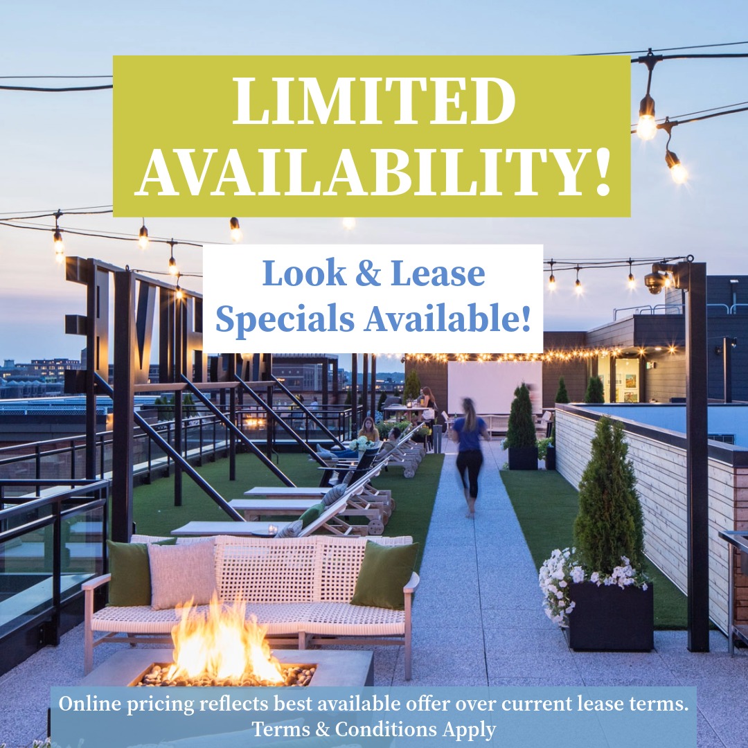 Limited availability! Look & lease specials available. Online pricing reflects best available offer over current lease terms. Terms & Conditions apply.