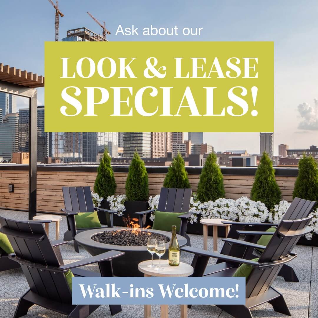 Ask about our Look & Lease Specials! Walk-ins Welcome!